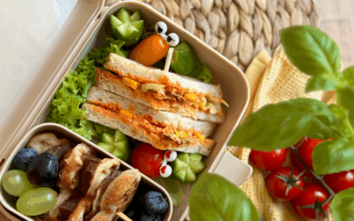 Club Sandwich mit Paprika-Creme