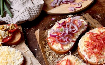 Flammkuchenbrot vom Grill